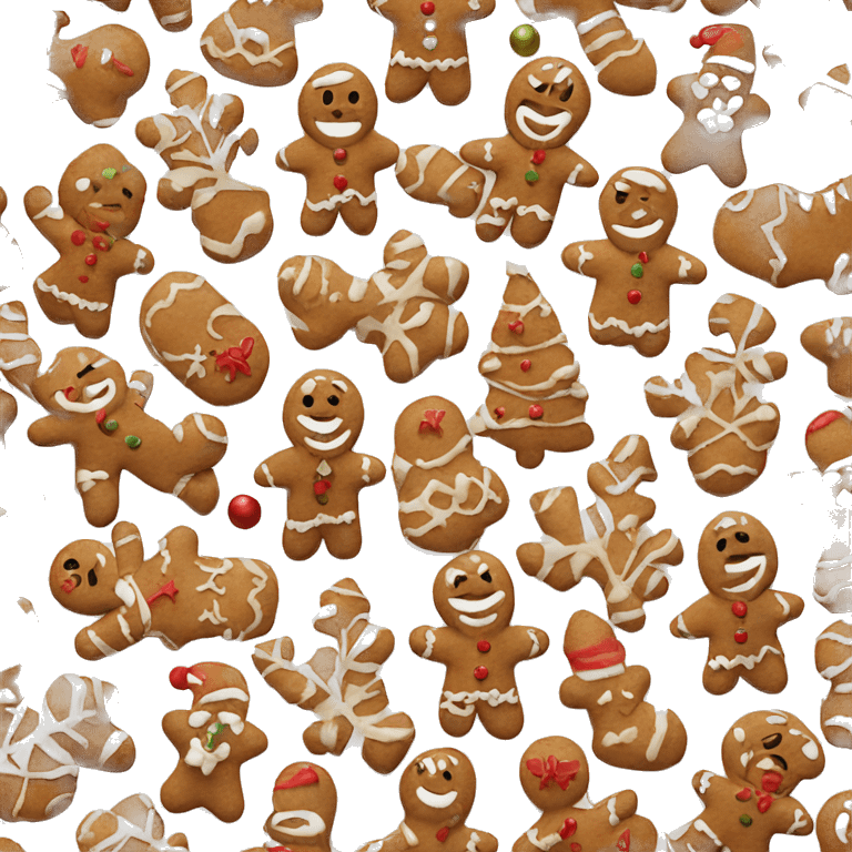 ginger bread christmas emoji