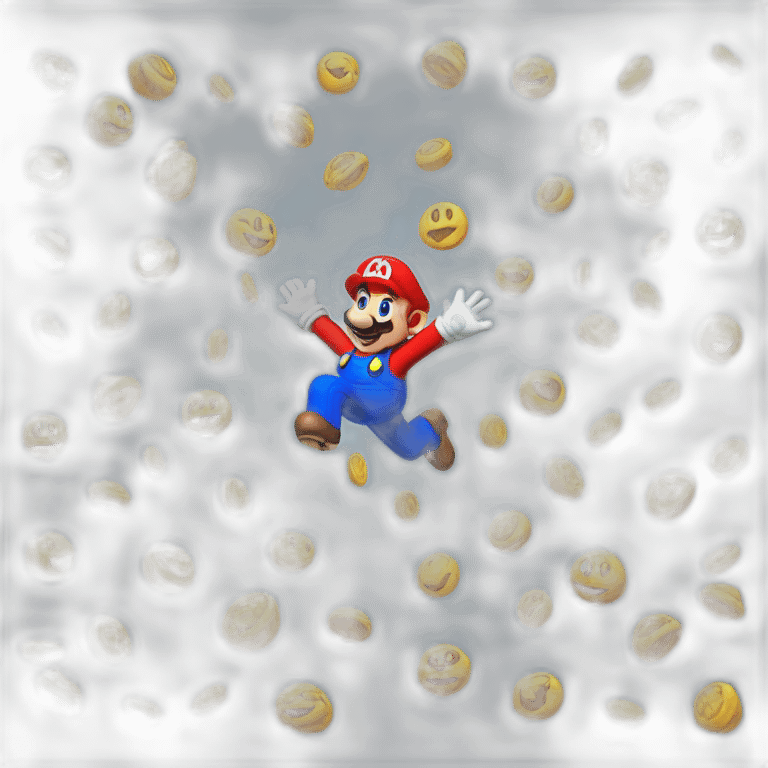 Mario jump emoji