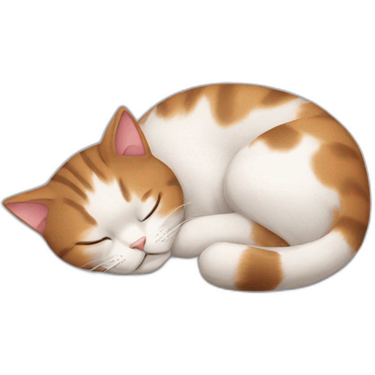 Sleeping cat emoji