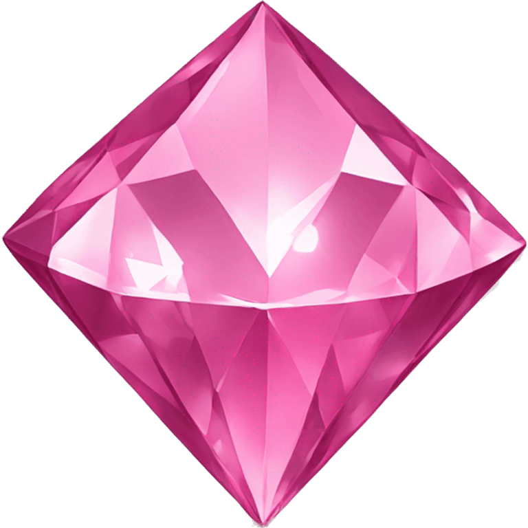 Pink diamond sparkles  emoji