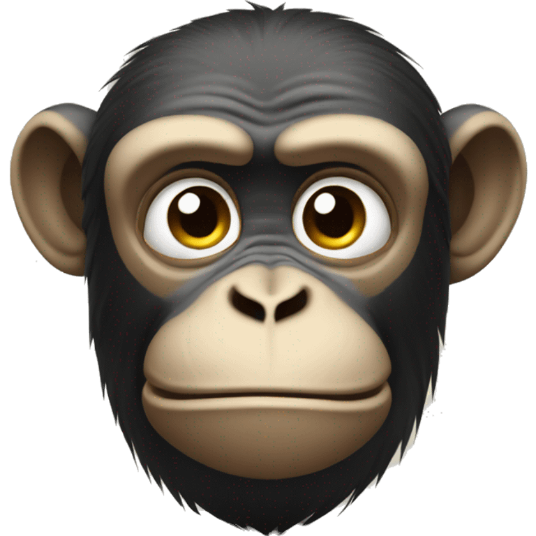 The monkey is depressed emoji