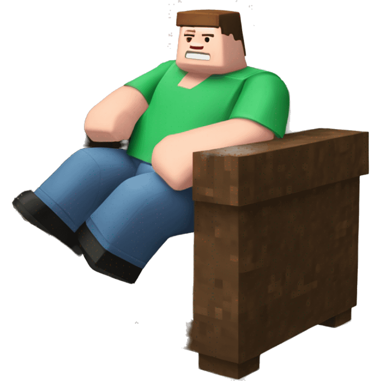 Peter Griffin playing Minecraft on Xbox tv emoji