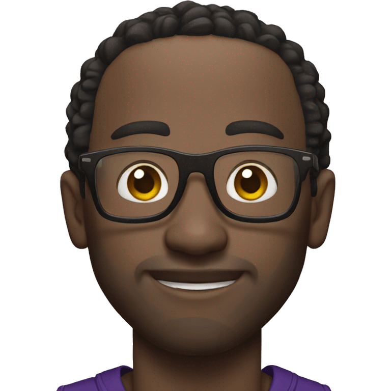 Kobe with glasses emoji