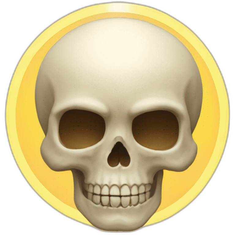 skull with halo emoji