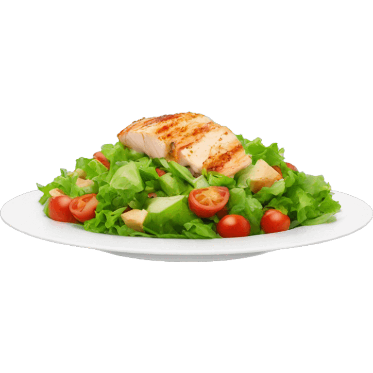 rome salad+chicken breast+red paprika  emoji