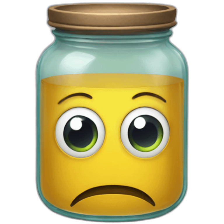 eyes in a jar emoji