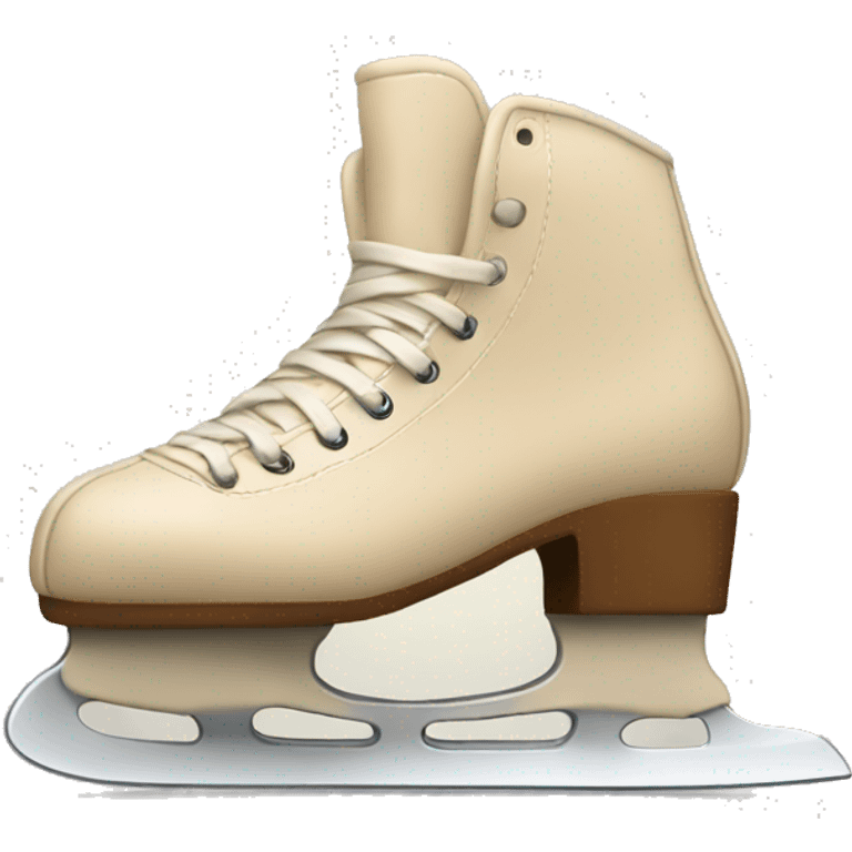 beige skates emoji