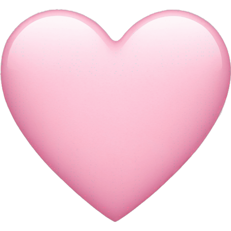 Light pink heart emoji