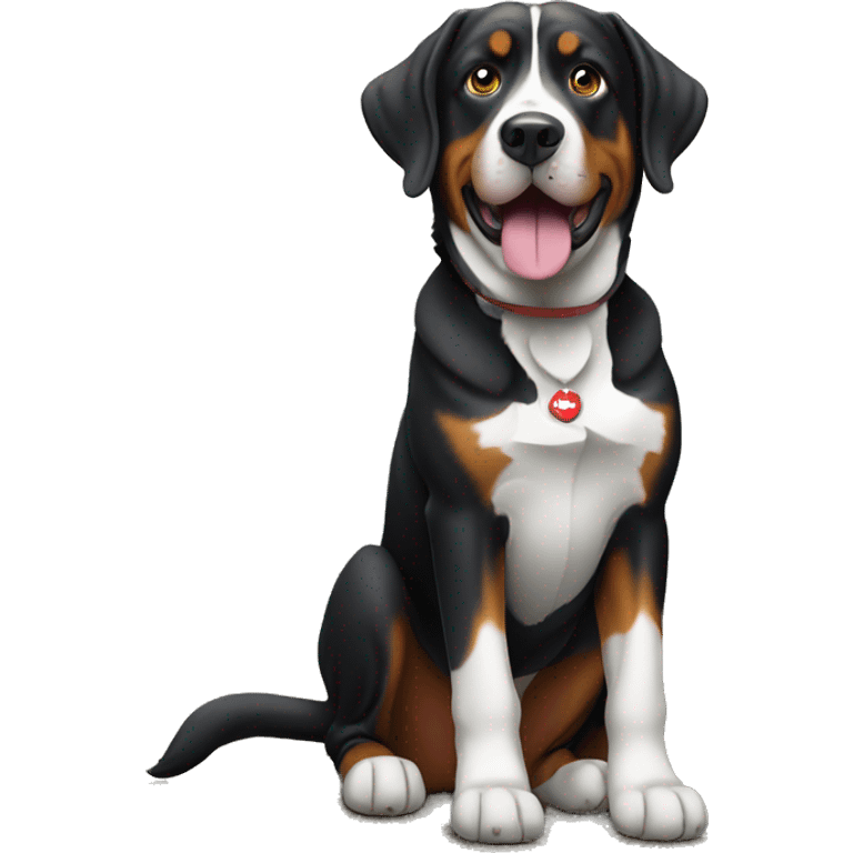 swiss mountain dog emoji