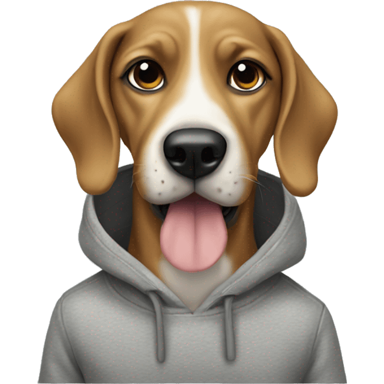 Dog with sweatshirt  emoji