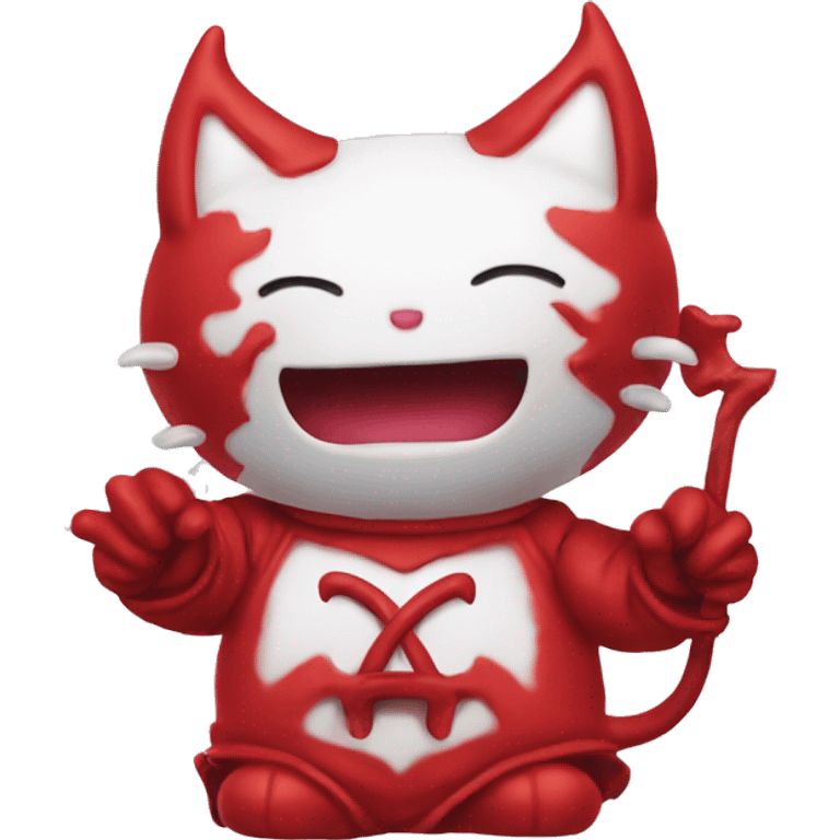 Devil hello kitty emoji