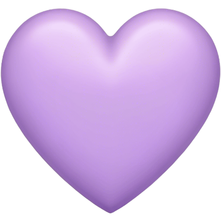 Un cœur violet pastel  emoji