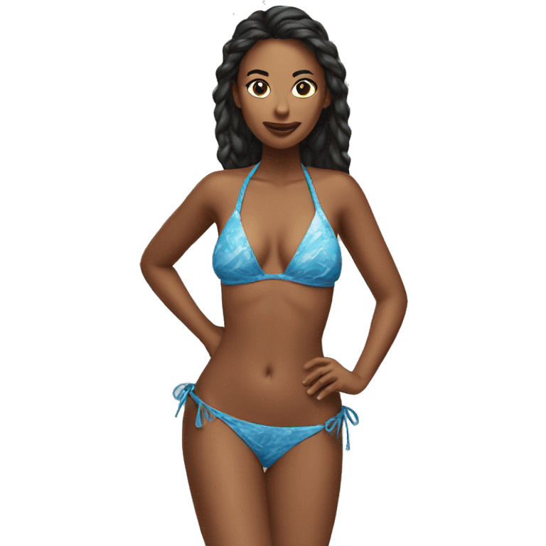 Bikini model emoji