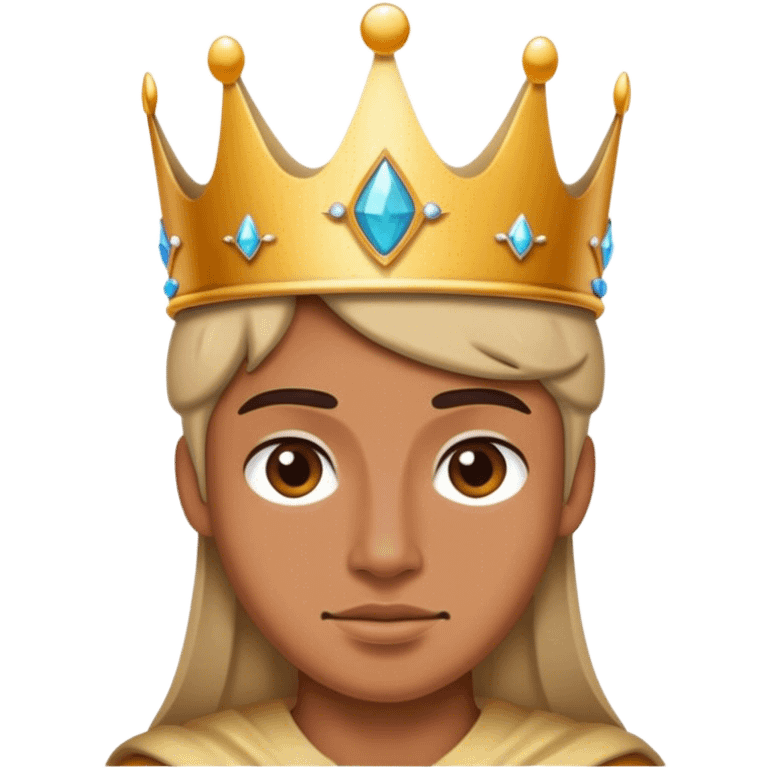 Wearing a crown emoji