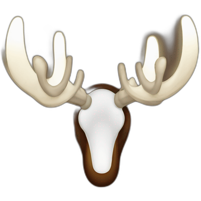 moose horns with light bulbs emoji