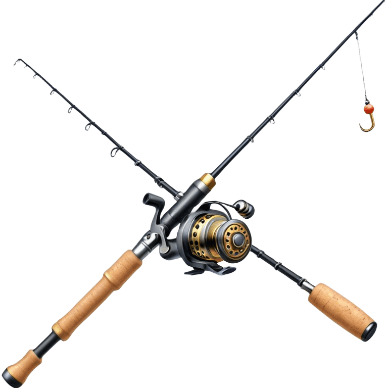 simple fishing rod emoji