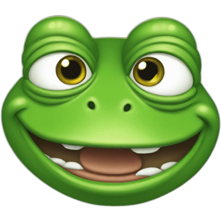 smiling pepe the frog emoji