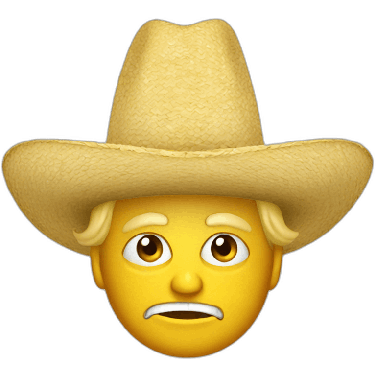 Trump with a sombrero emoji