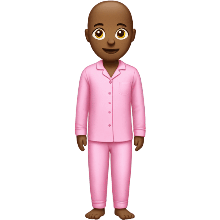 pink person in pink pajamas emoji