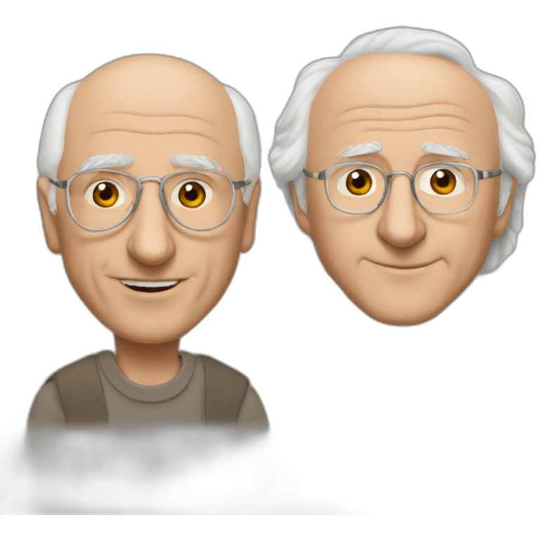 larry david and leon emoji