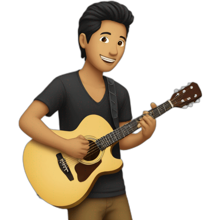 rajoelina playing guitare emoji