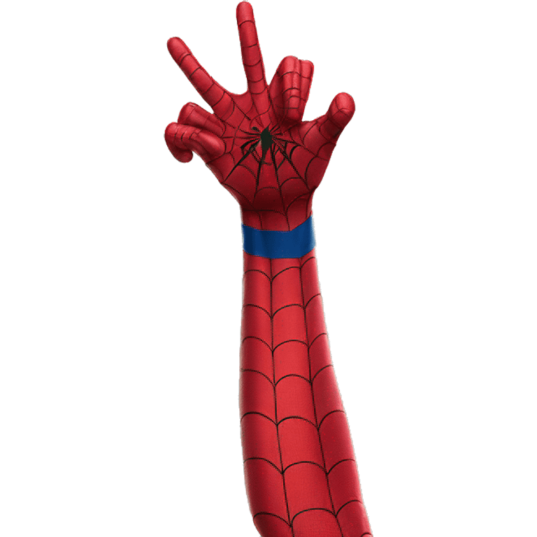 Spiderman arm  emoji