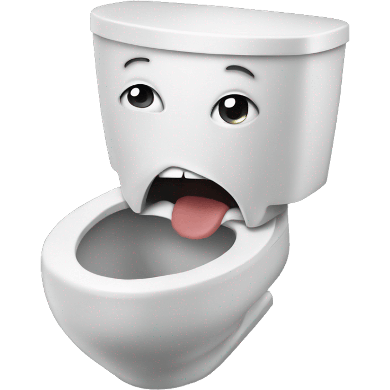 screaming skibidi toilet emoji