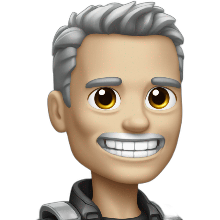 terminator t800 cute smile emoji