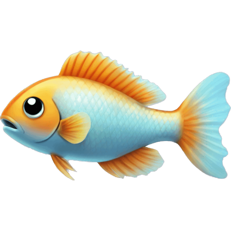 Fish in aquarium emoji