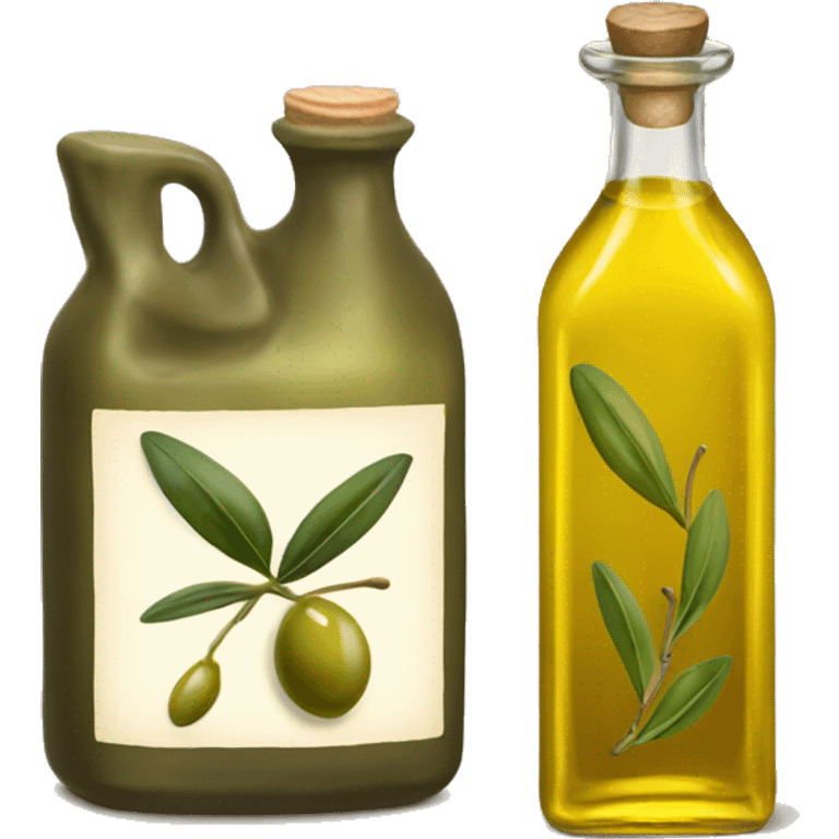 Olive Oil, Oil, Vinegar emoji