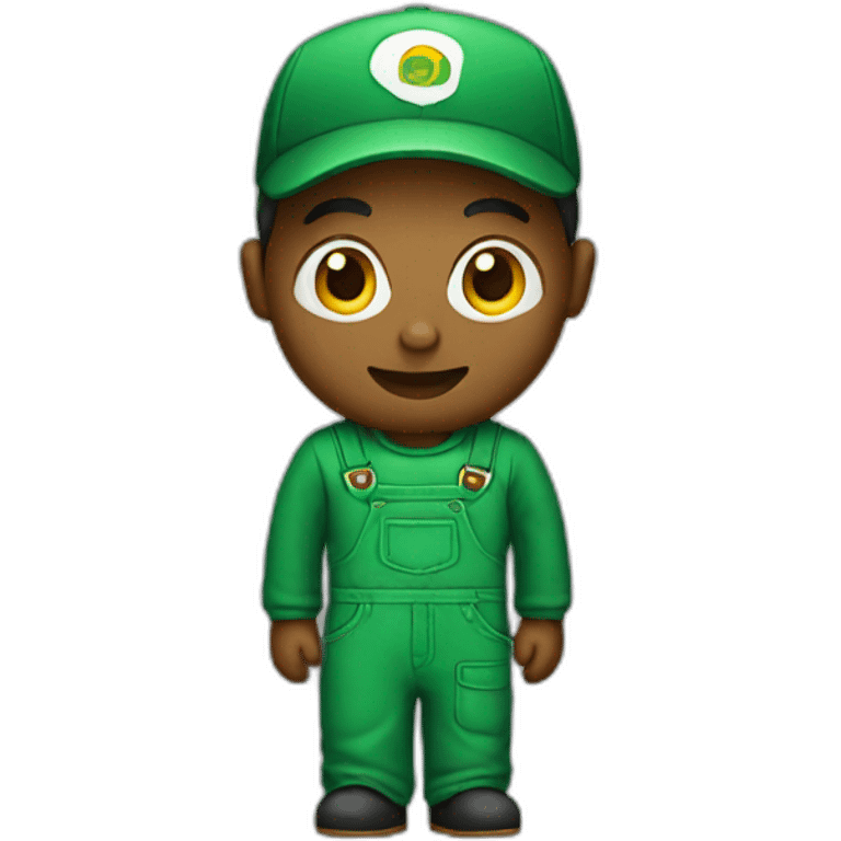 green overalls emoji