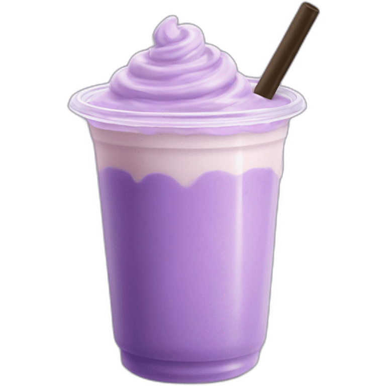 lavender milk tea boba emoji