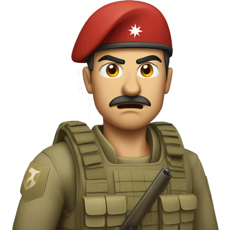 angry Turkish soldier emoji