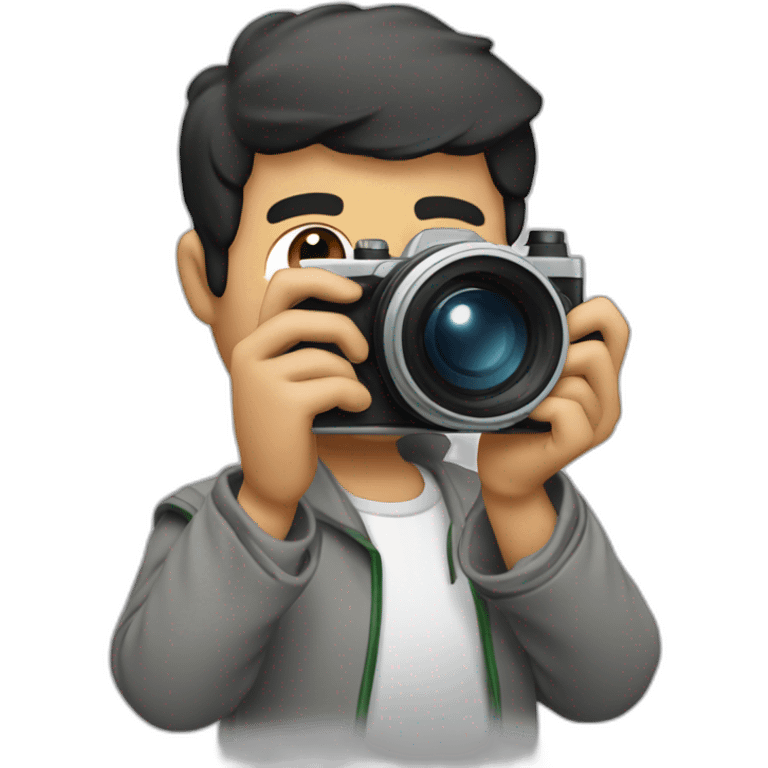 A palestinan jornalest holdin a camera emoji