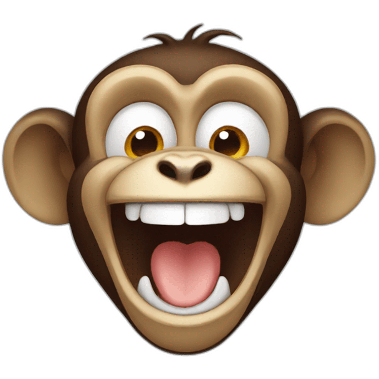 Monkey Laughing emoji