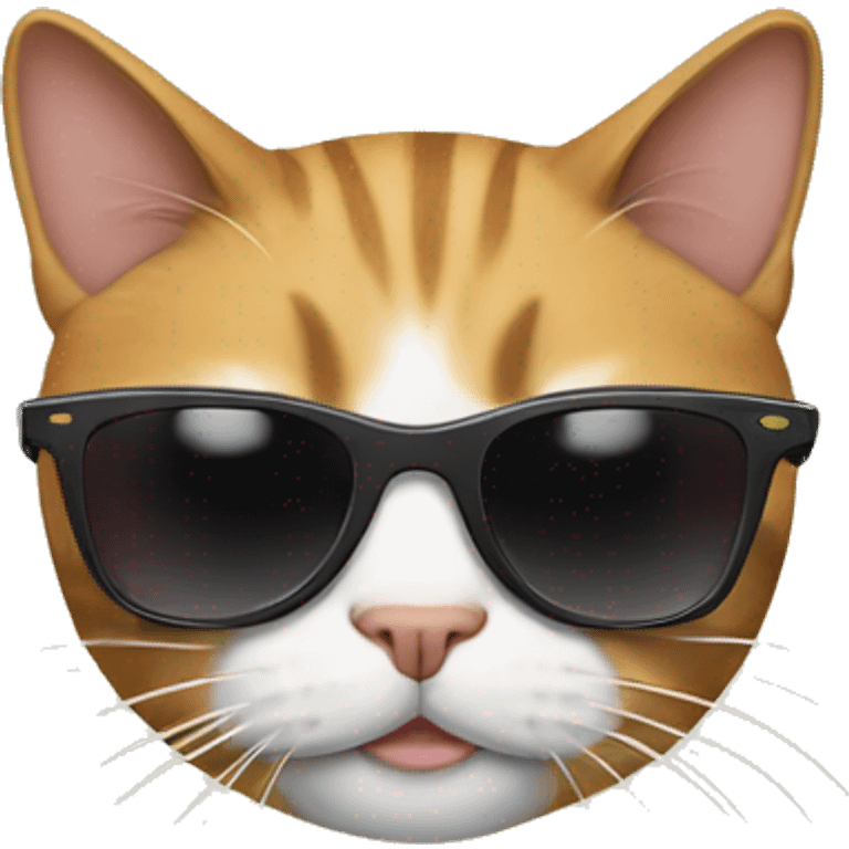 Cat with sunglasses  emoji