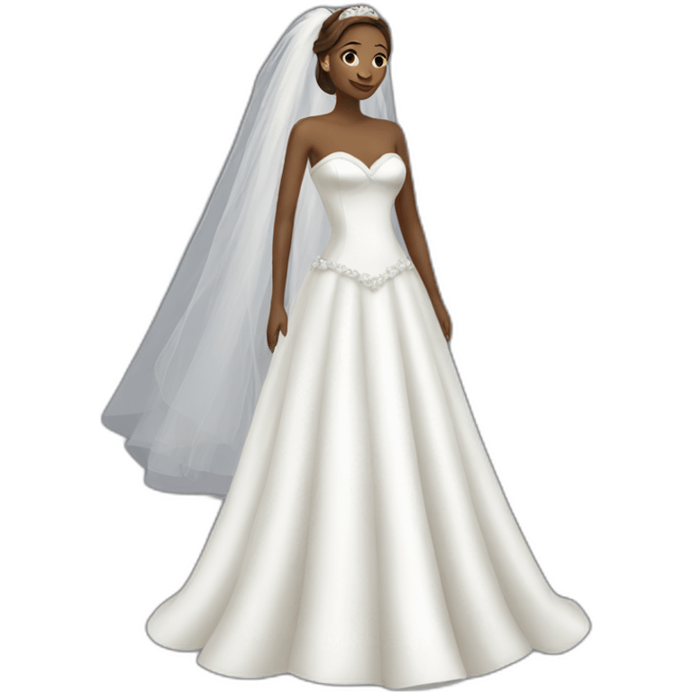 Wedding dress emoji