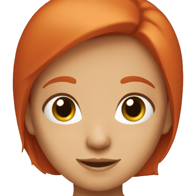 Red head girl emoji