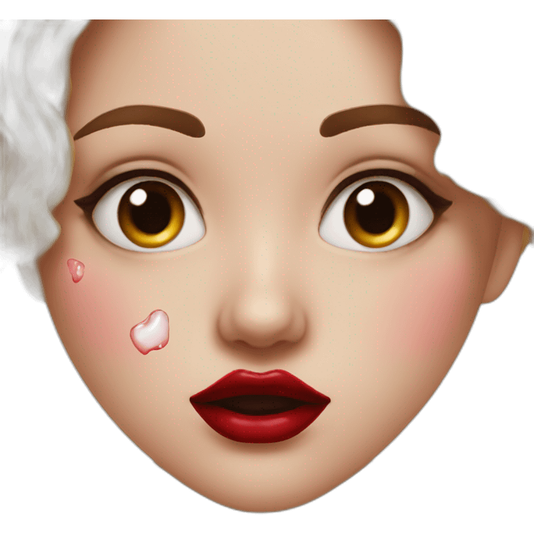 Nose bleed lover girl emoji