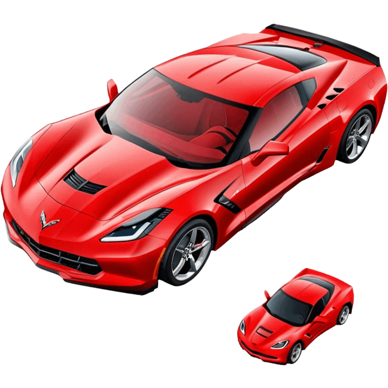 Chevrolet Corvette - Chevrolet (Model Year: 2022) (Iconic colour: Red) emoji