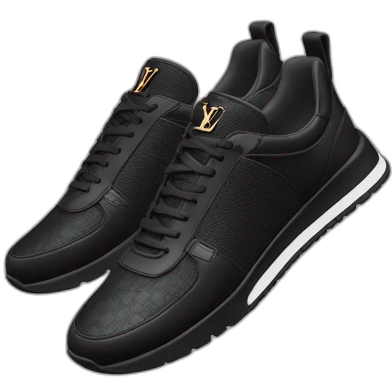 Louis vuitton trainer 2023 noir emoji