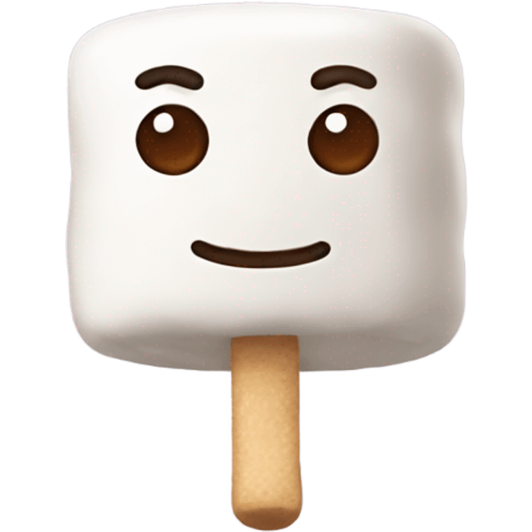 make a marshmallow  emoji