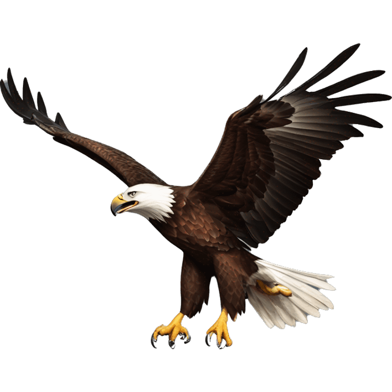 eagle attacking prey emoji