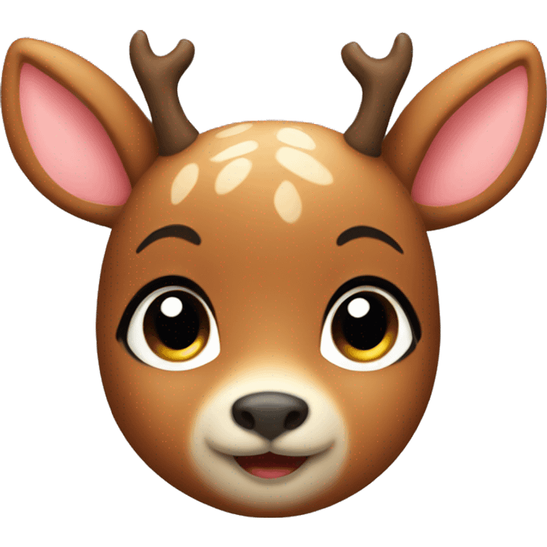 Cute deer  emoji