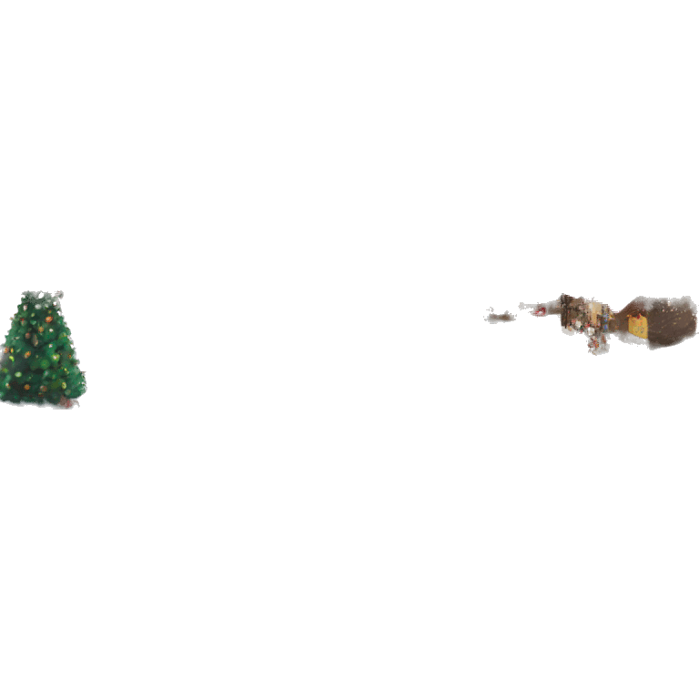 a town at christmas emoji