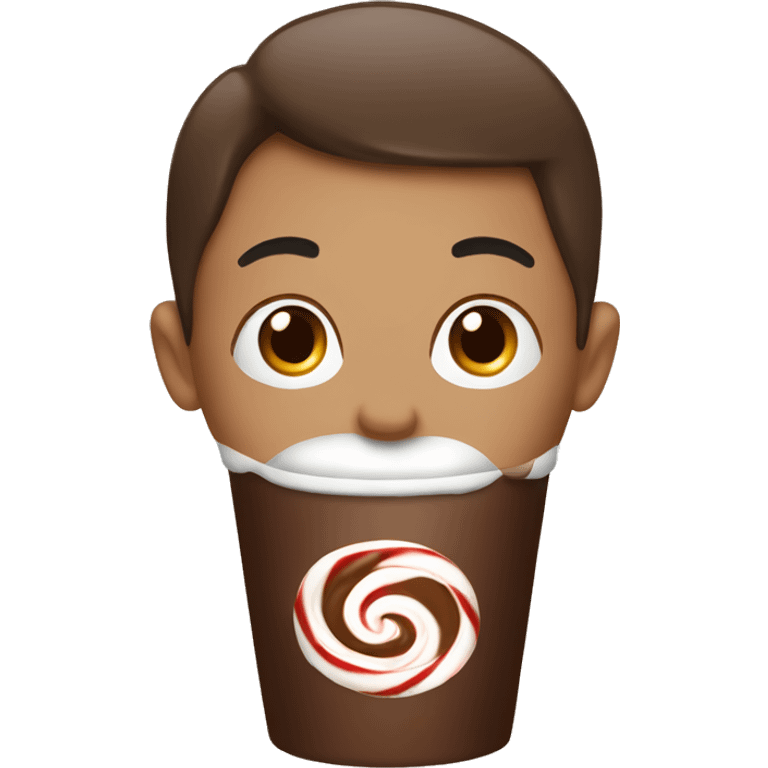 Peppermint mocha emoji