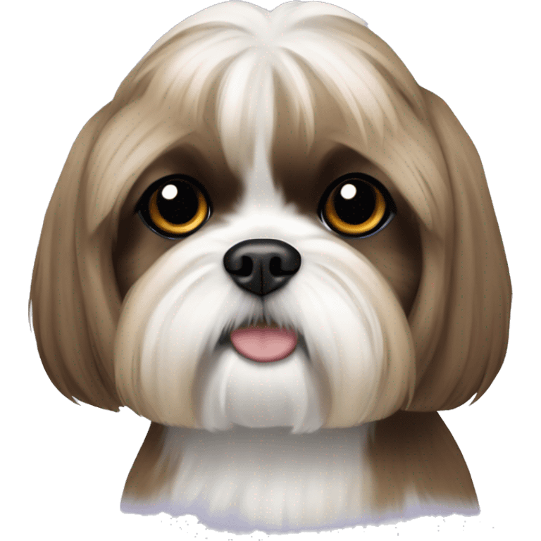 Shih Tzu with short hair emoji