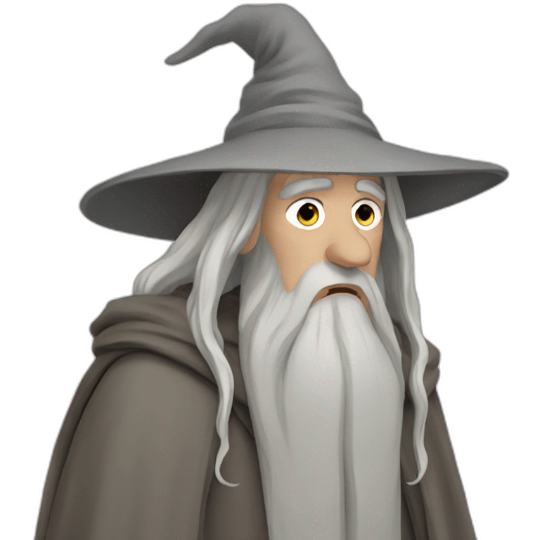 gandalf looking depressed emoji