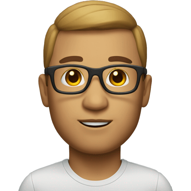 Memoji developer with glasses emoji