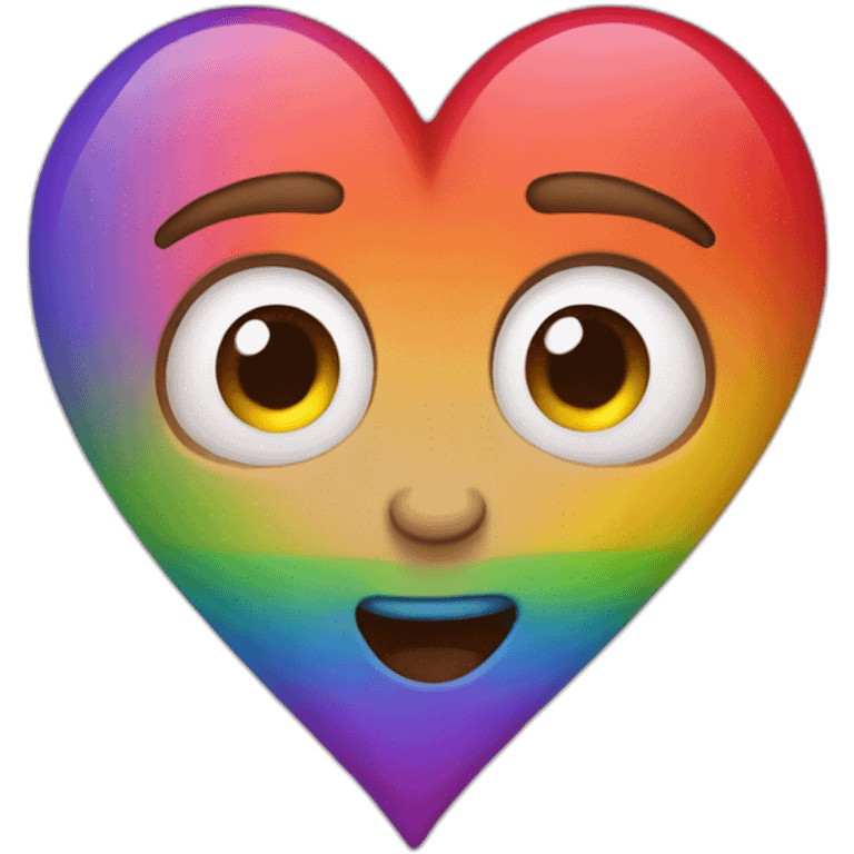 Gay heart emoji